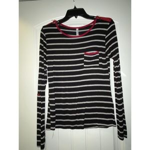 striped long sleeve shirt